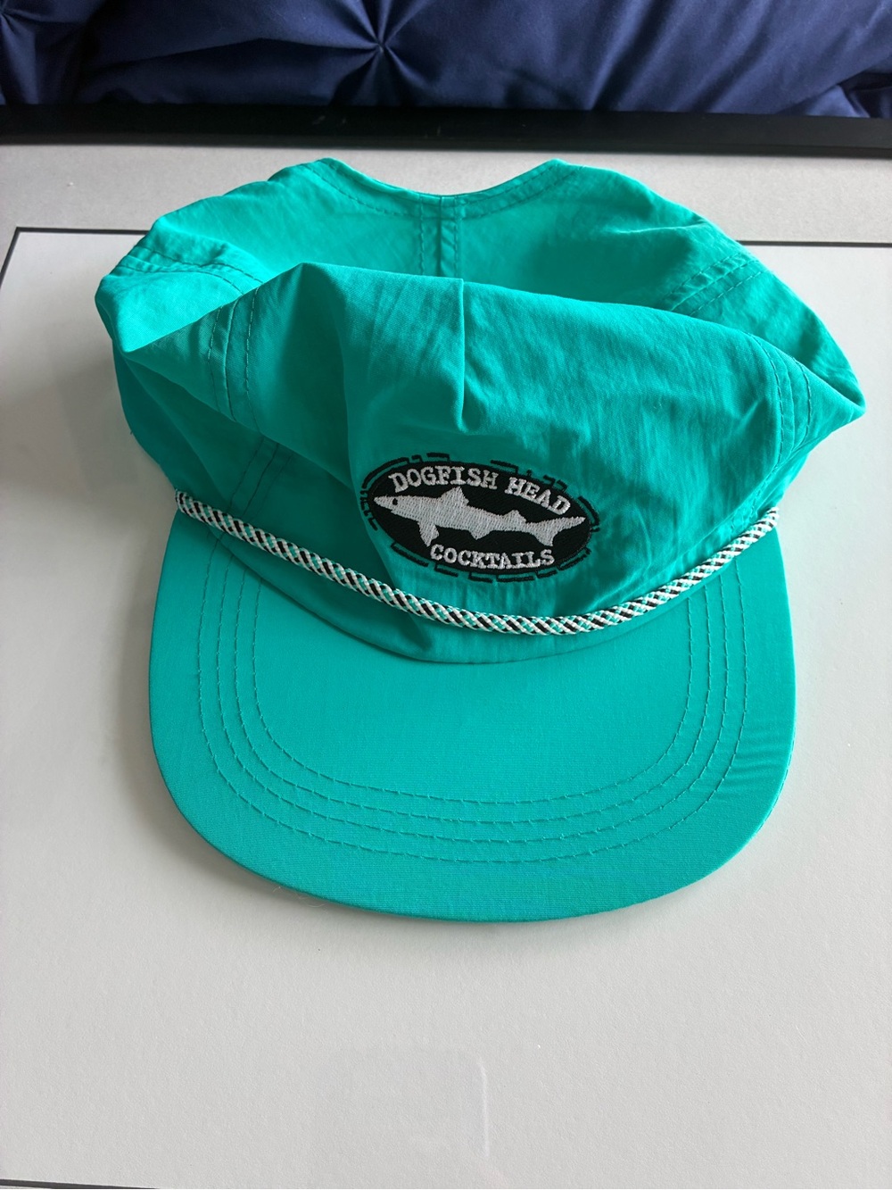 Dogfish Head Cocktails Teal Rope-Trim SnapBack